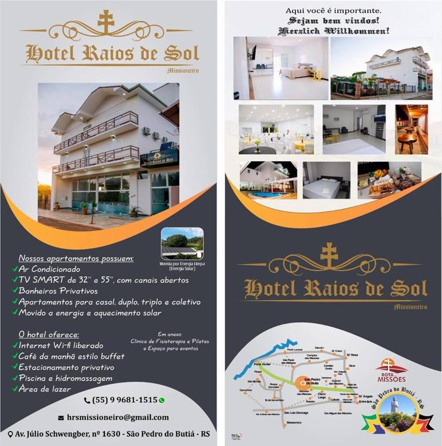 Hotel Raios De Sol Missioneiro Sao Pedro de Butia Екстер'єр фото